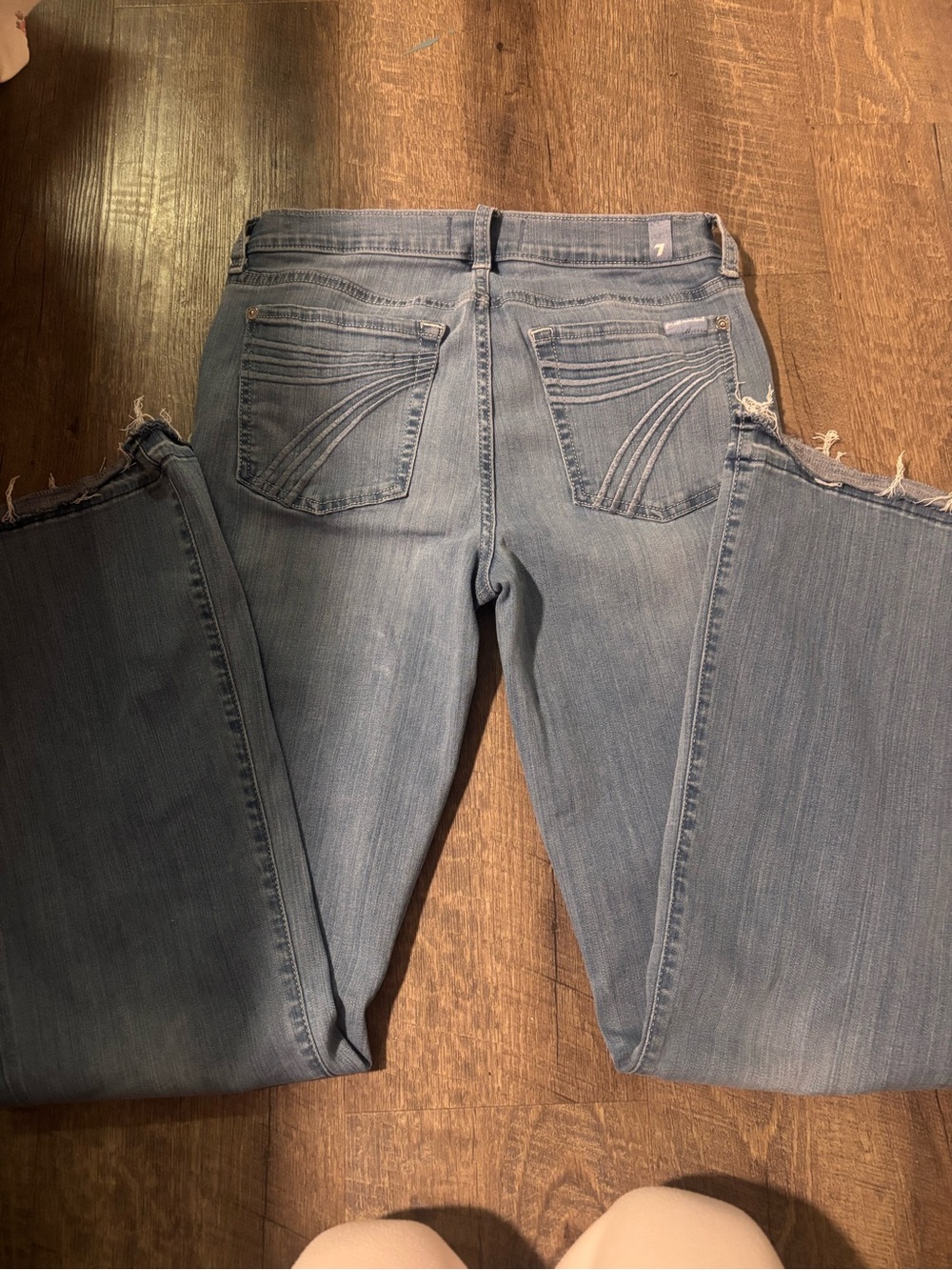 7 For All Mankind Light Blue Straight Leg Women’s Jeans